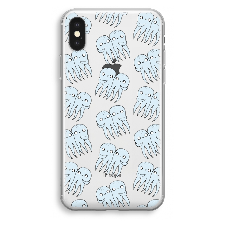 Octopussen: iPhone X Transparant Hoesje