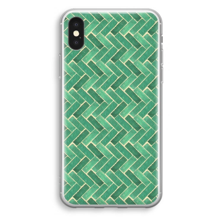 Moroccan tiles 2: iPhone X Transparant Hoesje