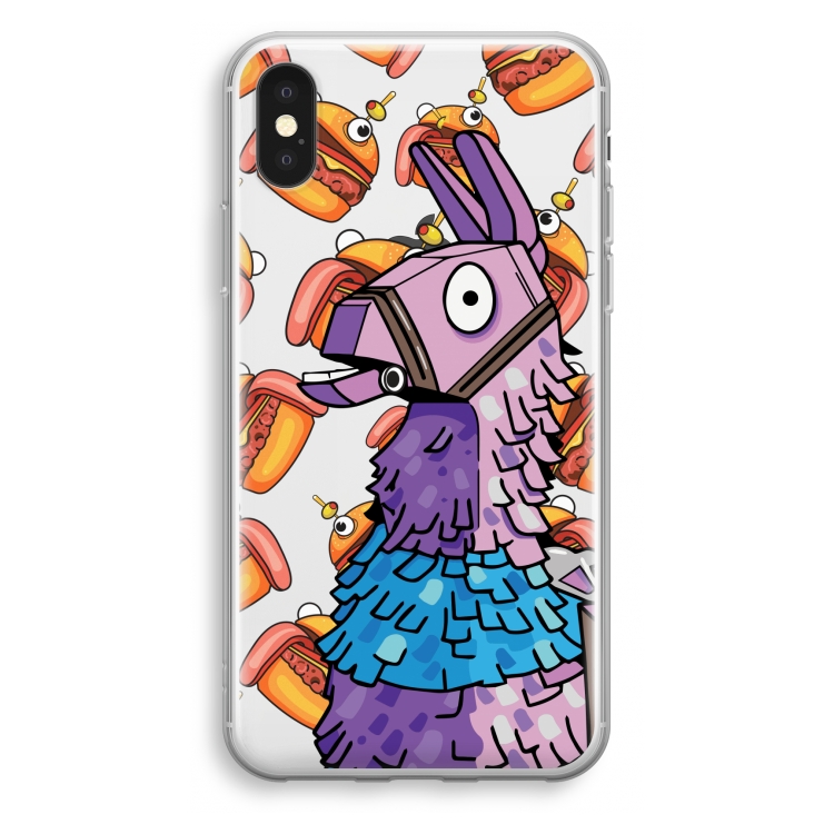 Loot Burger: iPhone X Transparant Hoesje