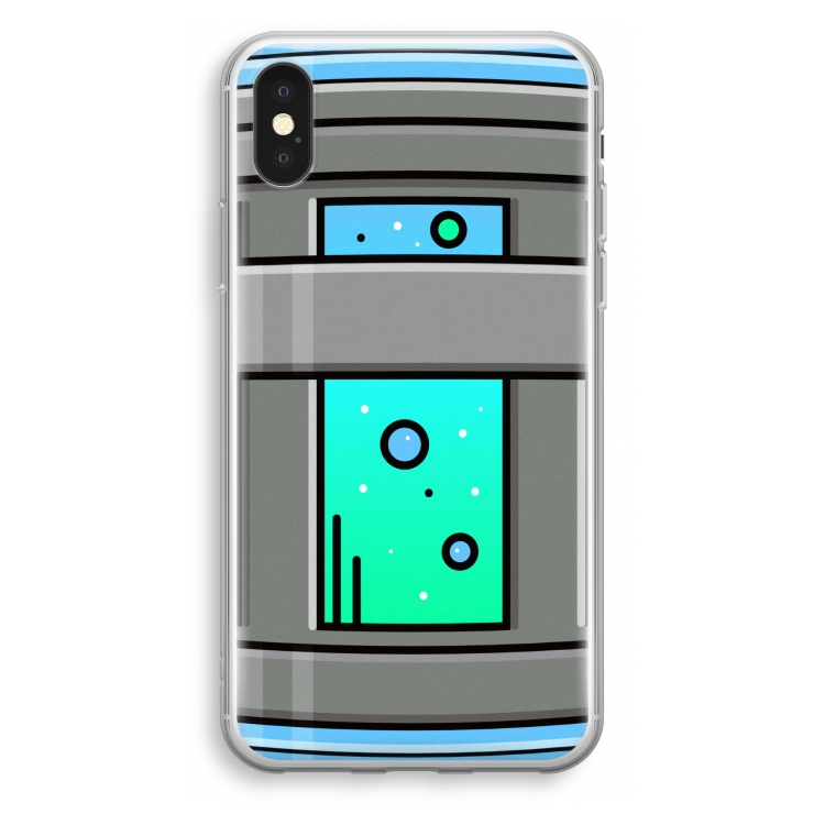 Chug Bottle: iPhone X Transparant Hoesje
