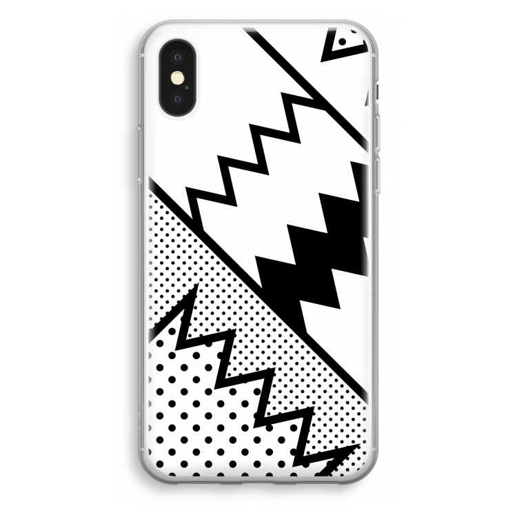 Pop Art #5: iPhone X Transparant Hoesje