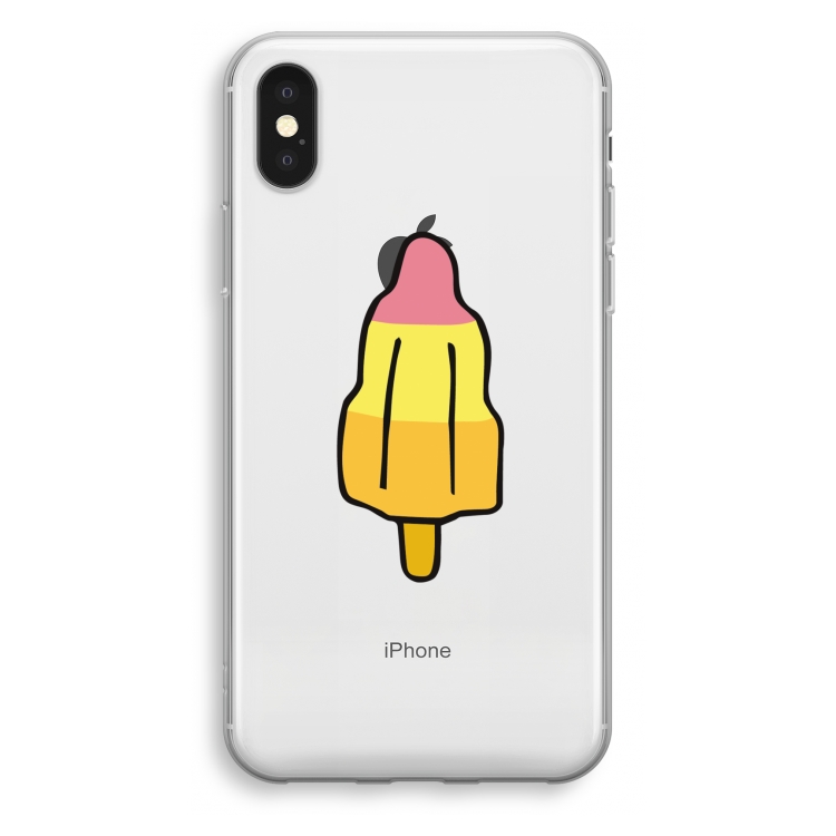 Raketijsje: iPhone X Transparant Hoesje