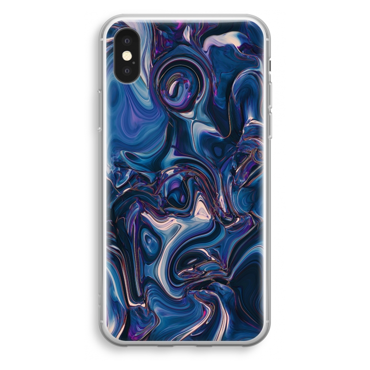 Mirrored Mirage: iPhone X Transparant Hoesje