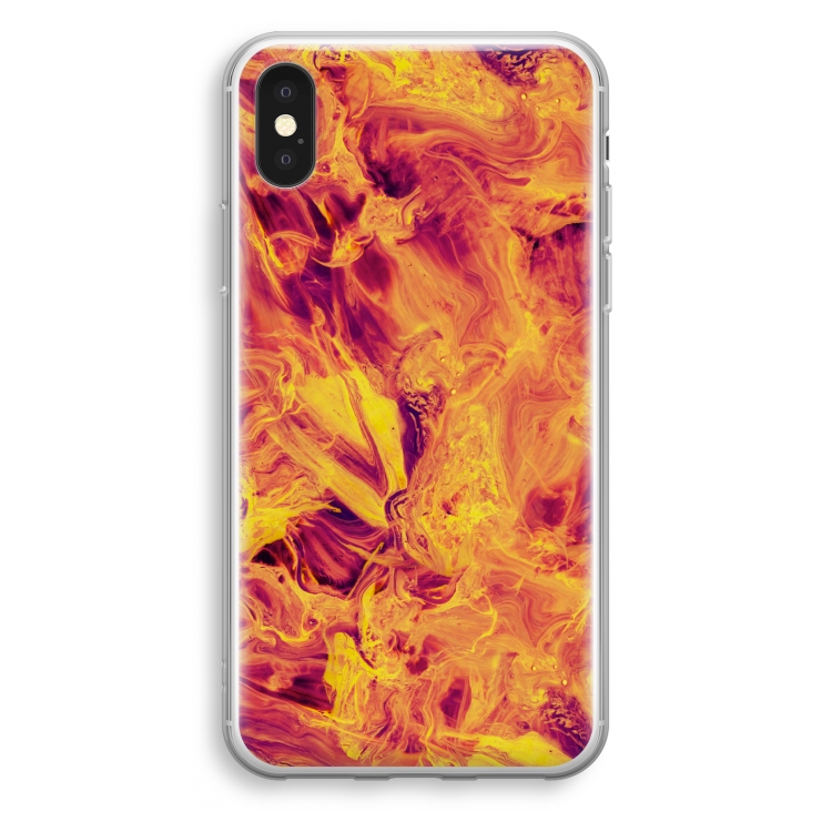 Eternal Fire: iPhone X Transparant Hoesje