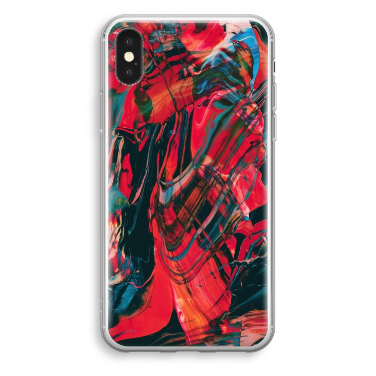 Endless Descent: iPhone X Transparant Hoesje