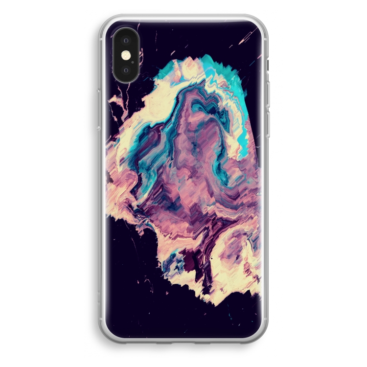 Cosmic Silence: iPhone X Transparant Hoesje