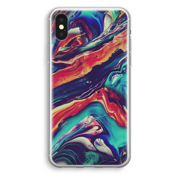 Chameleon Sun: iPhone X Transparant Hoesje