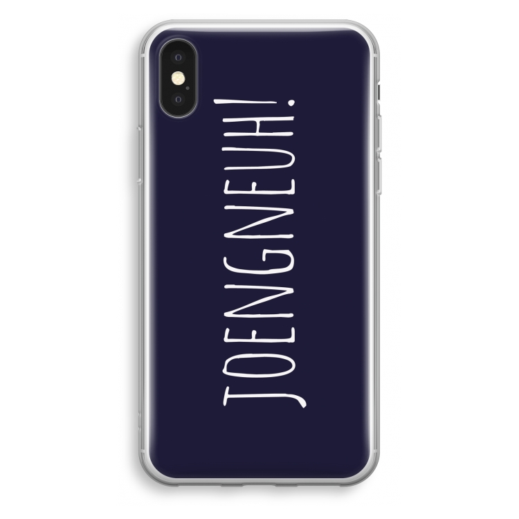 Joengneuh!: iPhone X Transparant Hoesje