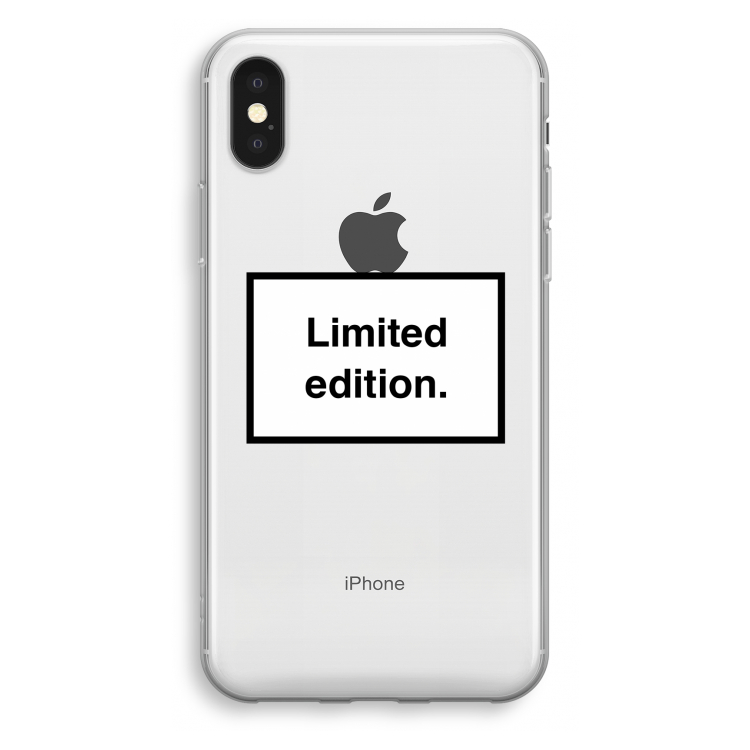 Limited edition: iPhone X Transparant Hoesje