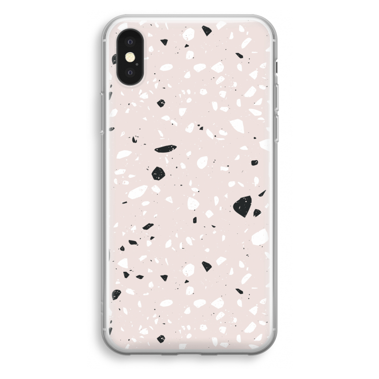 Terrazzo N°20: iPhone X Transparant Hoesje