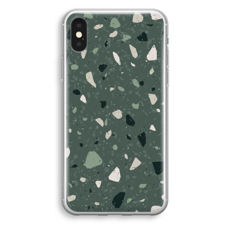 Terrazzo N°19: iPhone X Transparant Hoesje