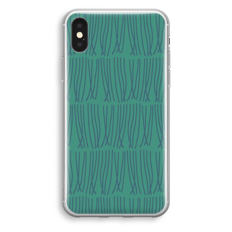 Swirls: iPhone X Transparant Hoesje
