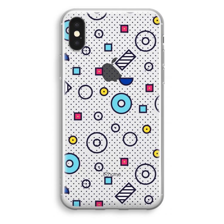 8-bit N°9: iPhone X Transparant Hoesje