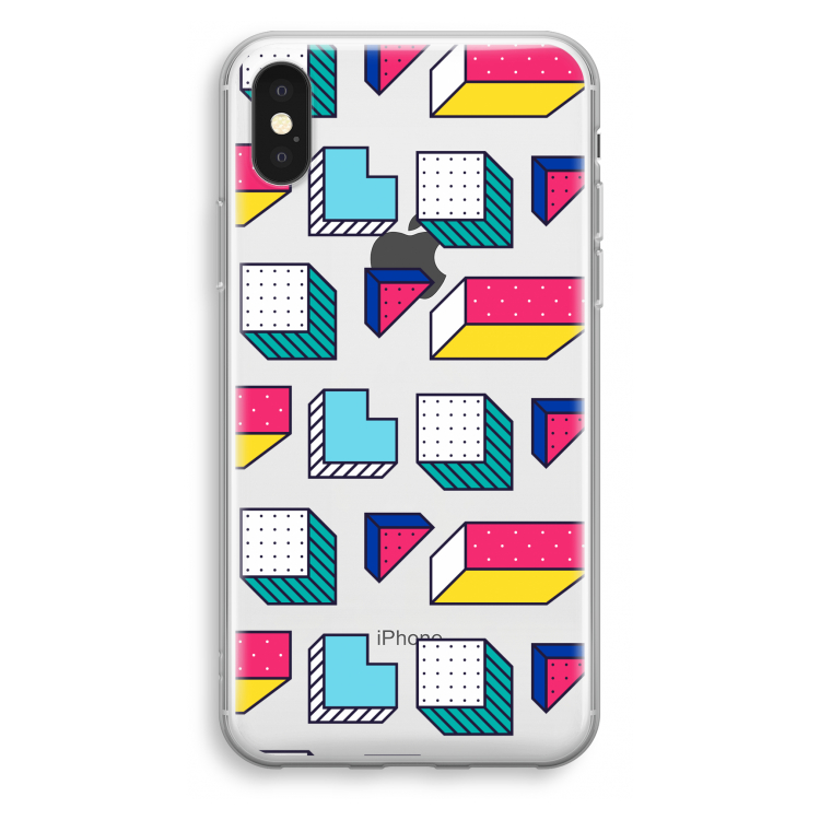 8-bit N°7: iPhone X Transparant Hoesje