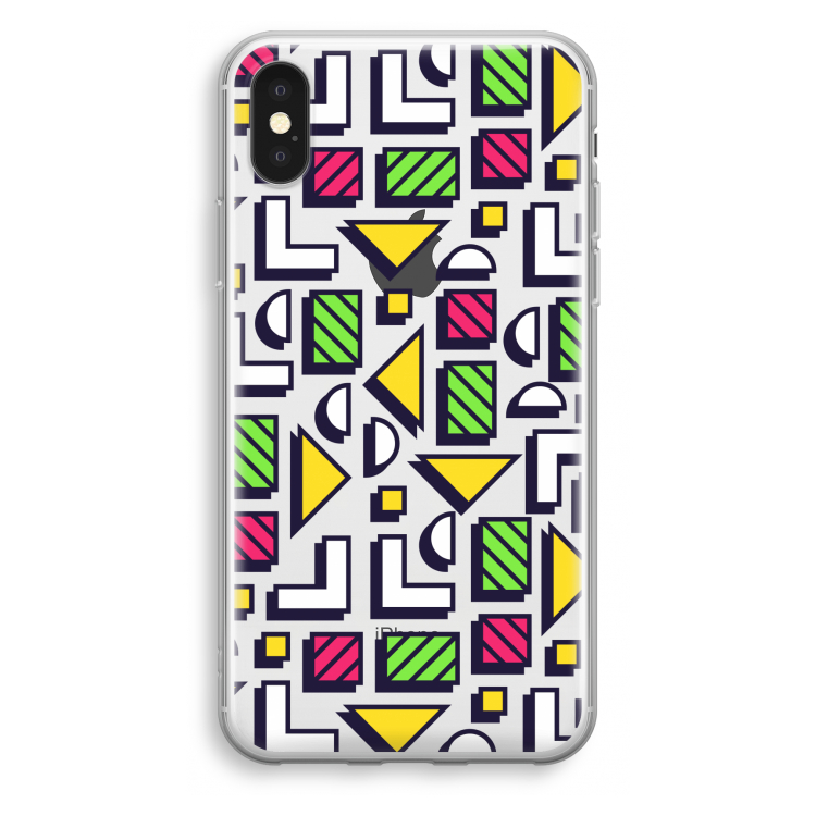 8-bit N°4: iPhone X Transparant Hoesje