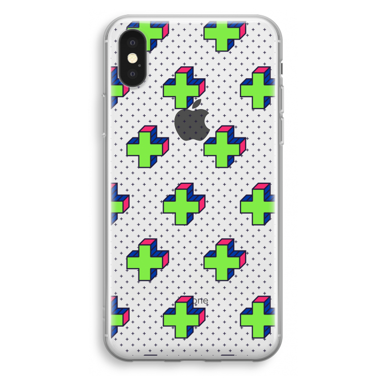 8-bit N°10: iPhone X Transparant Hoesje