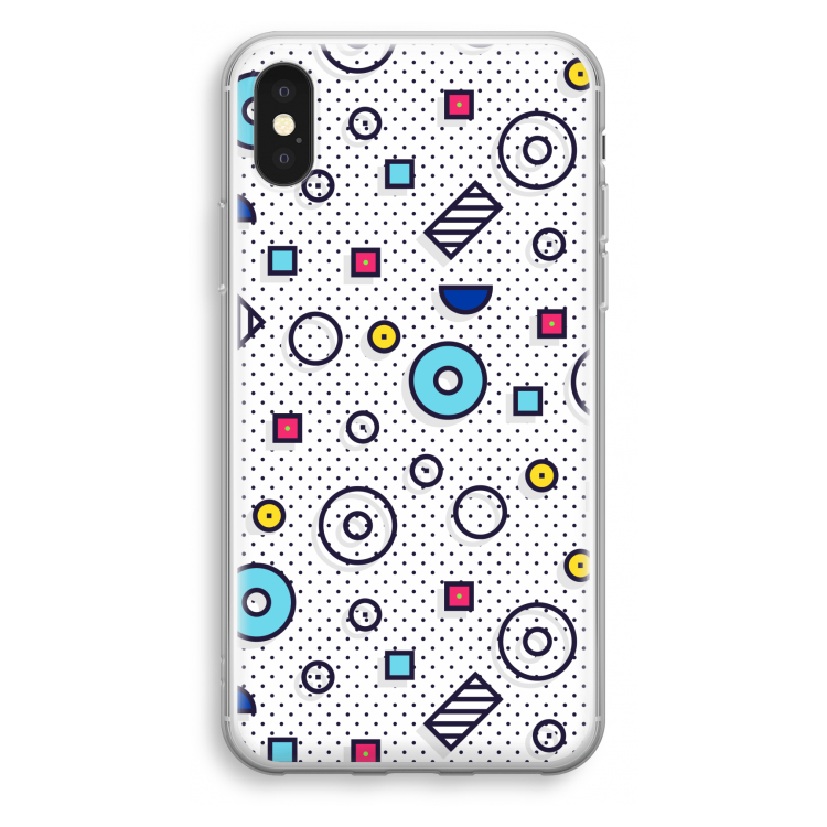 8-bit N°9: iPhone X Transparant Hoesje