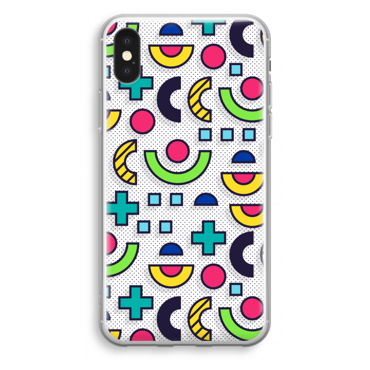 8-bit N°6: iPhone X Transparant Hoesje