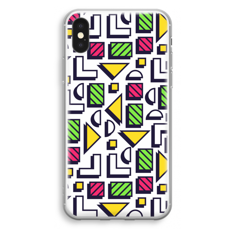 8-bit N°4: iPhone X Transparant Hoesje