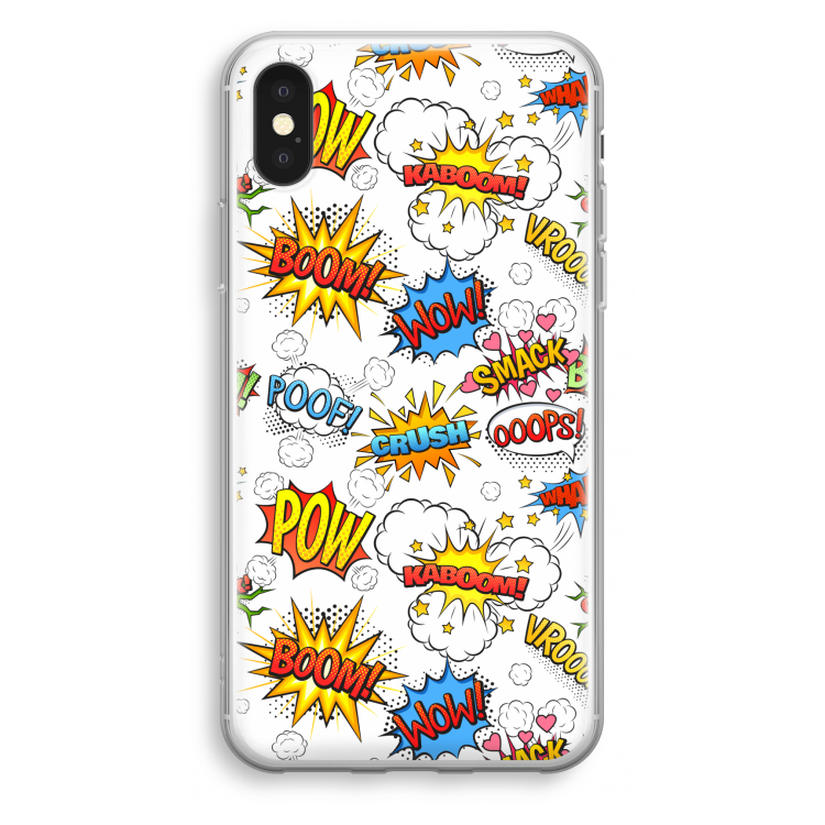 Pow Smack: iPhone X Transparant Hoesje