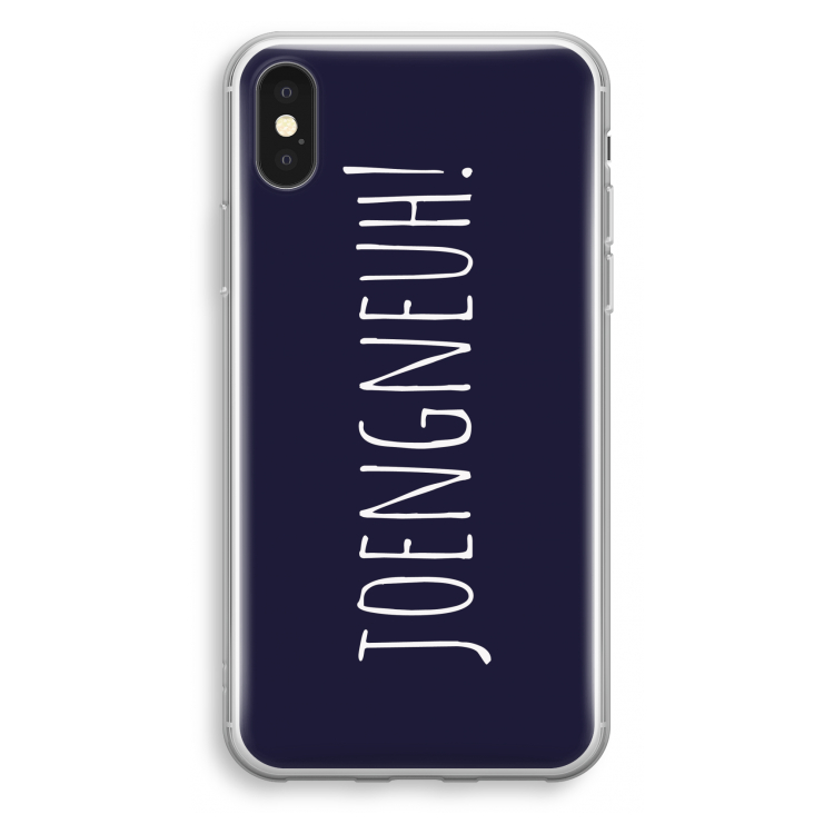 Joengneuh!: iPhone X Transparant Hoesje