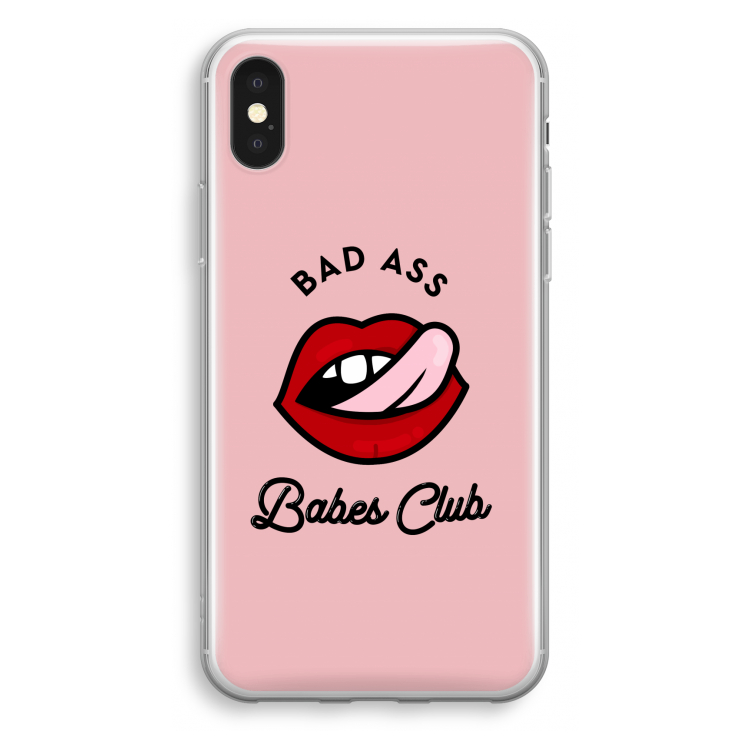 Badass Babes Club: iPhone X Transparant Hoesje