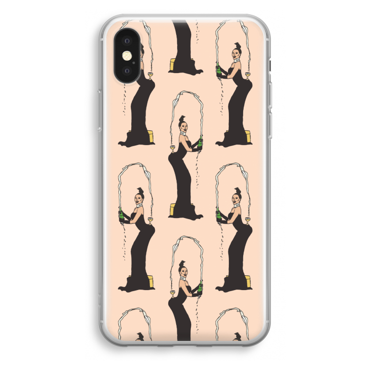 Pop Some Kim: iPhone X Transparant Hoesje