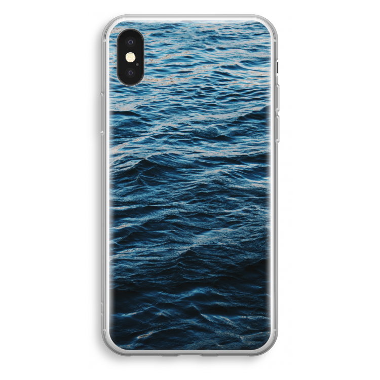Oceaan: iPhone X Transparant Hoesje