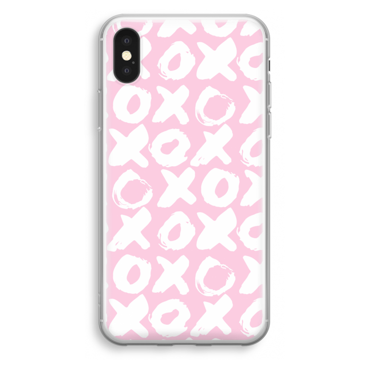 XOXO: iPhone X Transparant Hoesje