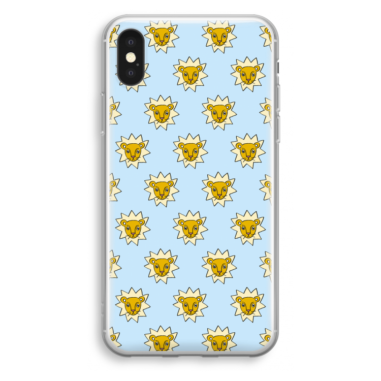 Leeuwenkoppen: iPhone X Transparant Hoesje