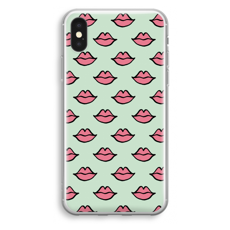 Lipjes: iPhone X Transparant Hoesje