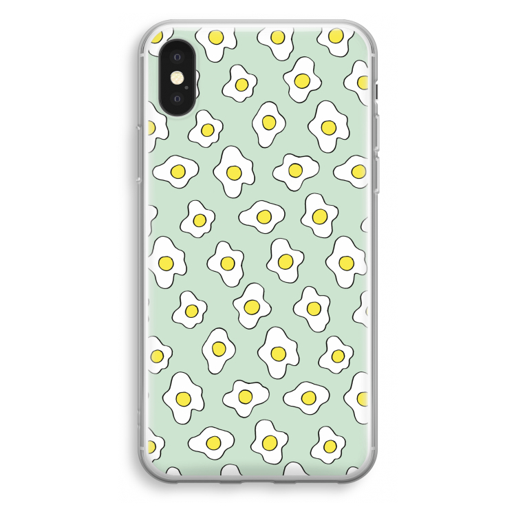 Spiegeleitjes: iPhone X Transparant Hoesje