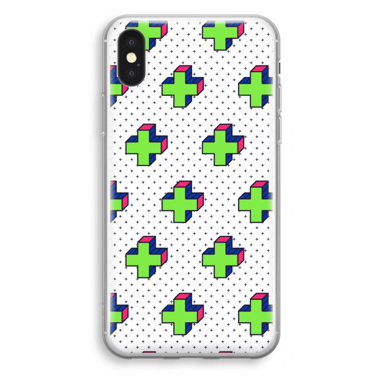 8-bit N°10: iPhone X Transparant Hoesje