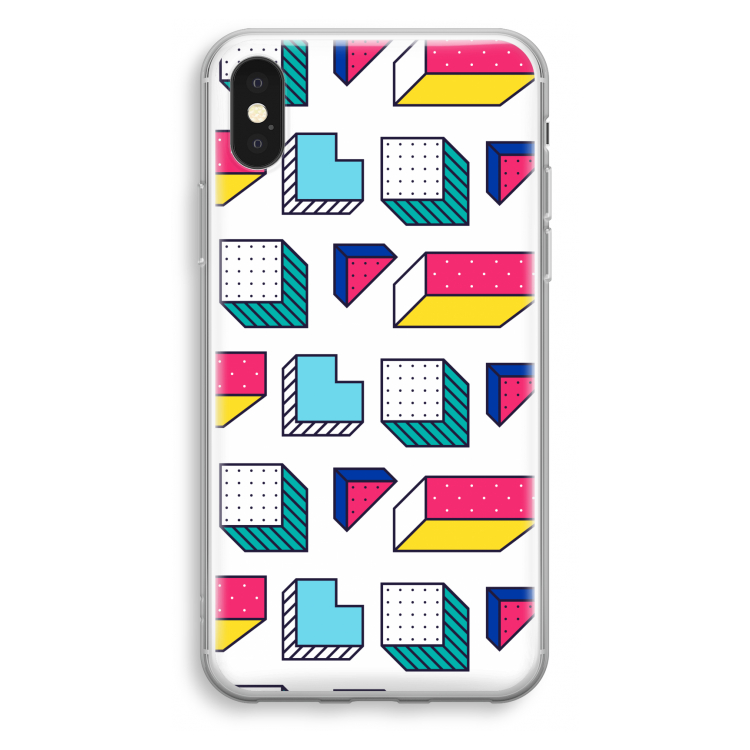 8-bit N°7: iPhone X Transparant Hoesje