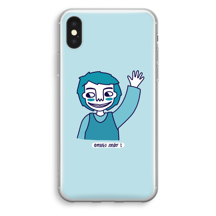 Zwaai: iPhone X Transparant Hoesje