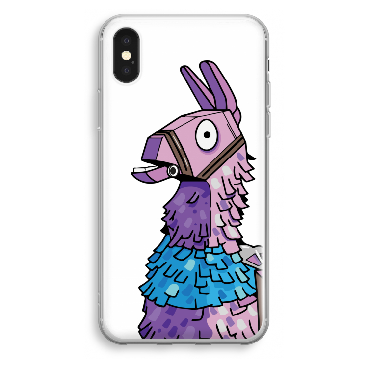 Lama: iPhone X Transparant Hoesje