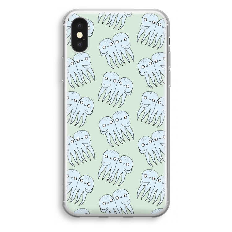 Octopussen: iPhone X Transparant Hoesje