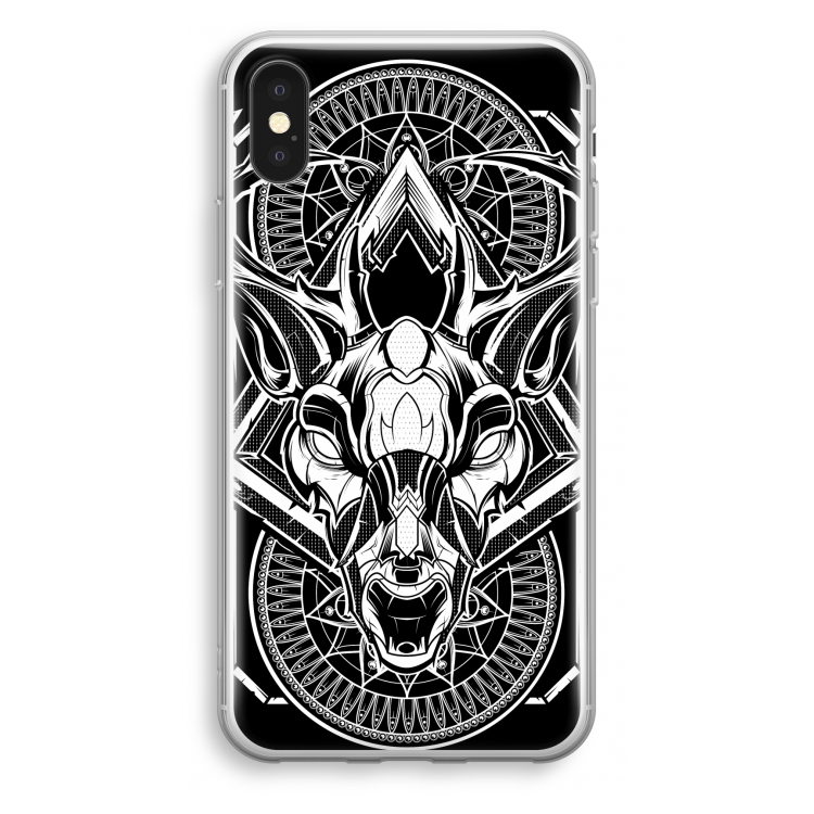 Oh Deer: iPhone X Transparant Hoesje