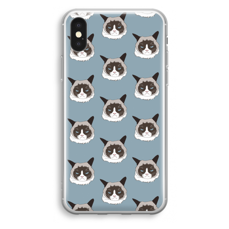It's a Purrr Case: iPhone X Transparant Hoesje