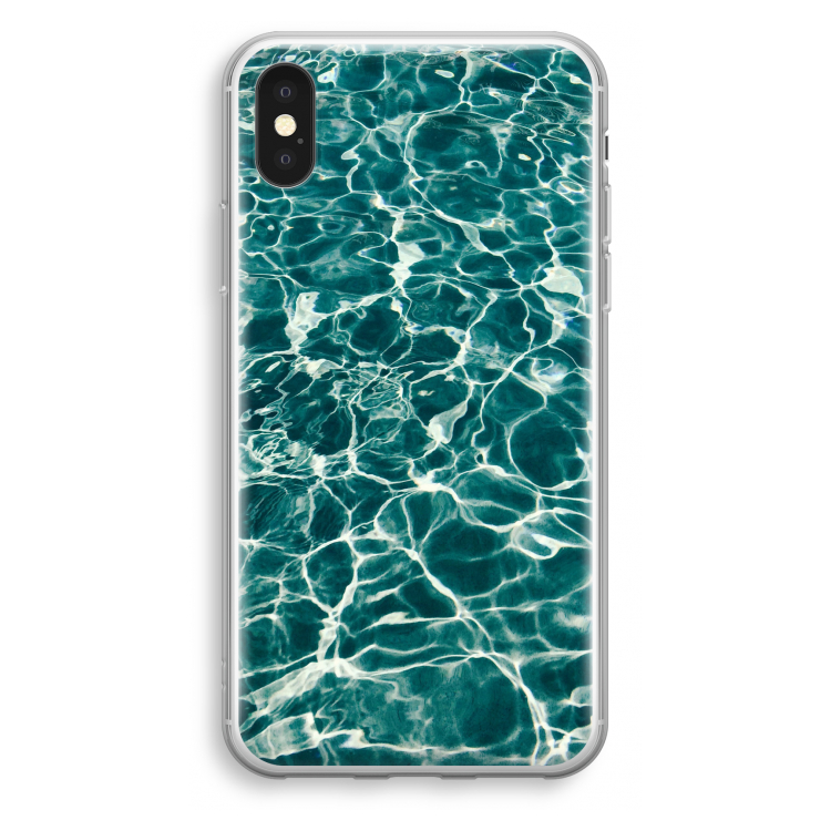 Weerkaatsing water: iPhone X Transparant Hoesje