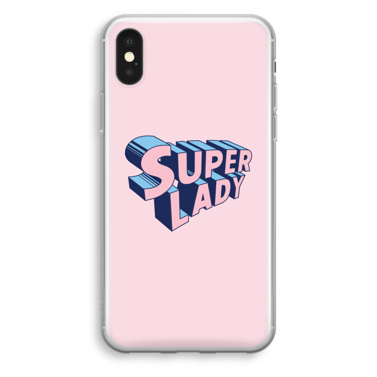 Superlady: iPhone X Transparant Hoesje