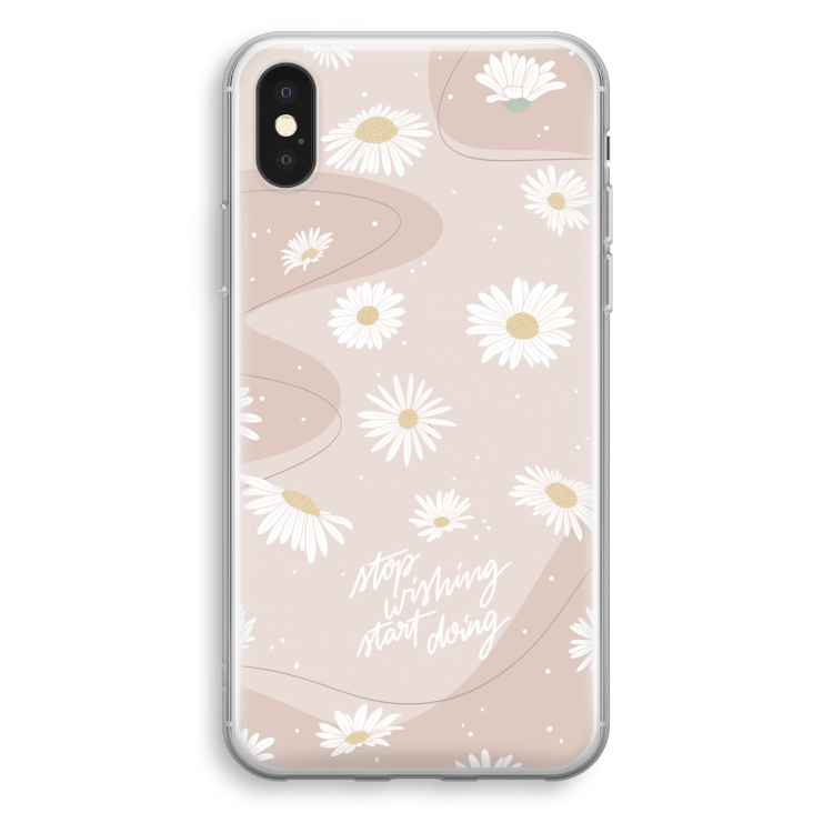 Daydreaming becomes reality: iPhone X Transparant Hoesje