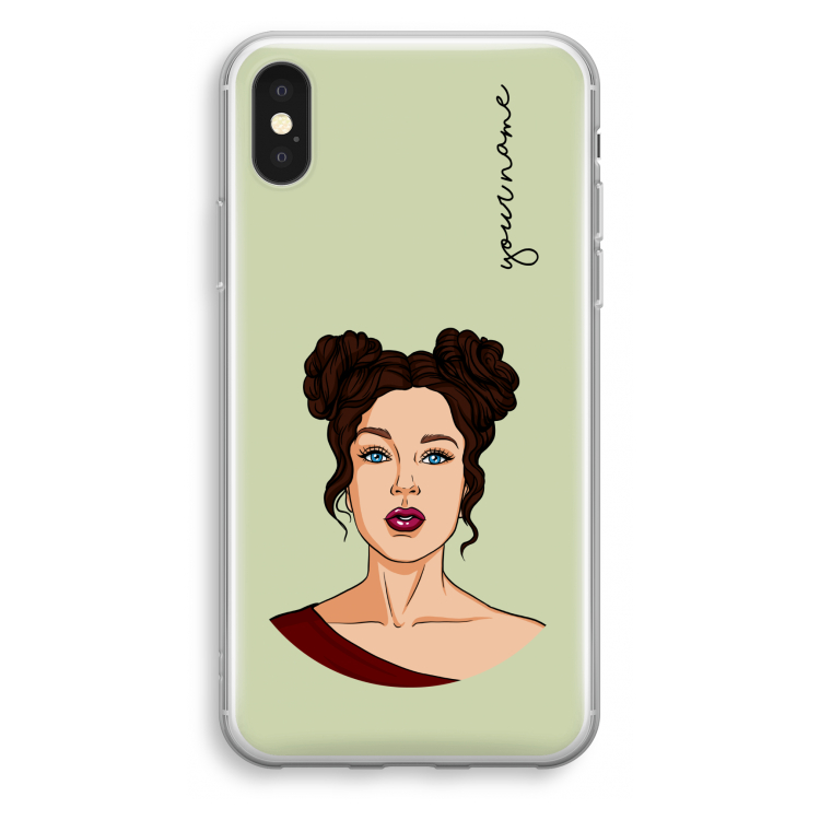 Pop-Art Creator: iPhone X Transparant Hoesje