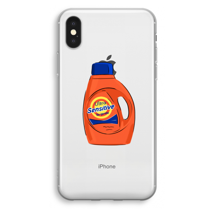 Ultra Sensitive: iPhone X Transparant Hoesje