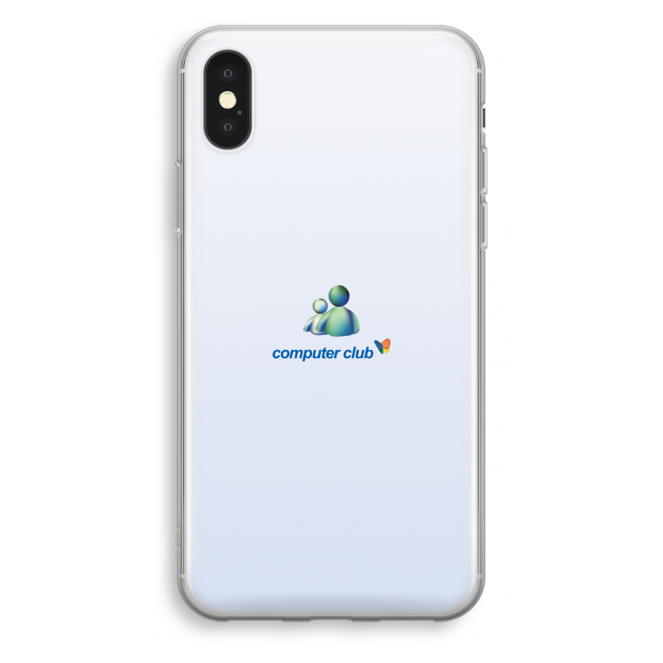 MSN: iPhone X Transparant Hoesje