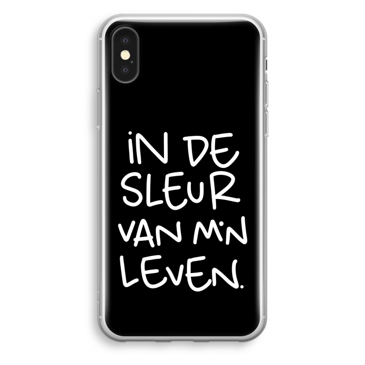 De Sleur: iPhone X Transparant Hoesje