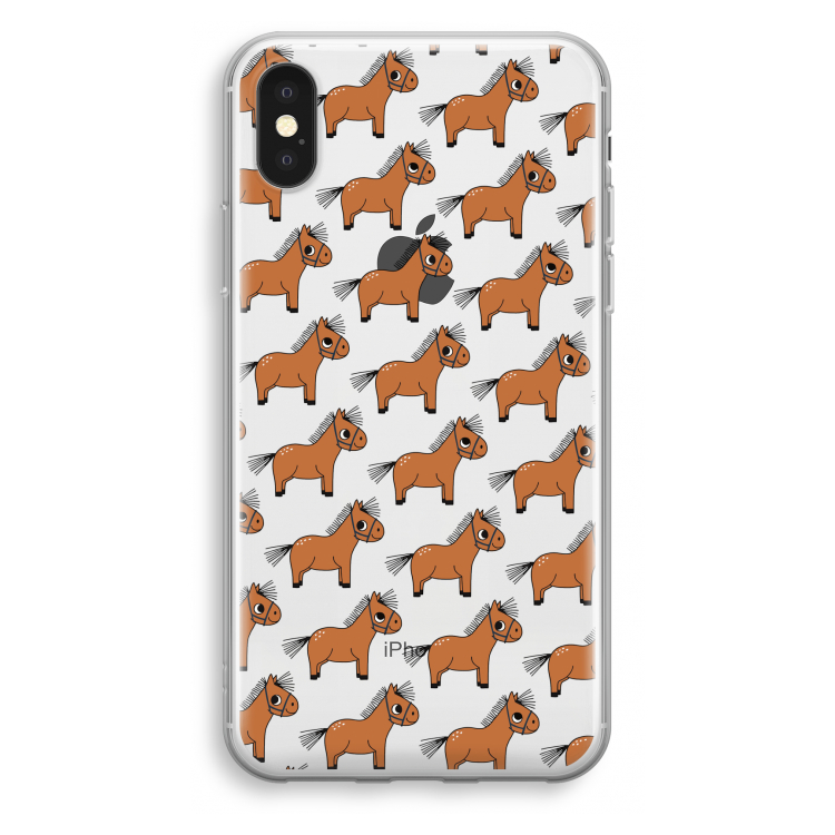 Pony: iPhone X Transparant Hoesje