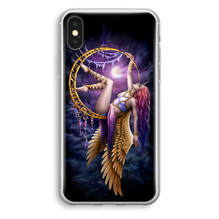Aerial Angel: iPhone X Transparant Hoesje