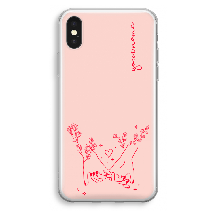 Best Friends: iPhone X Transparant Hoesje