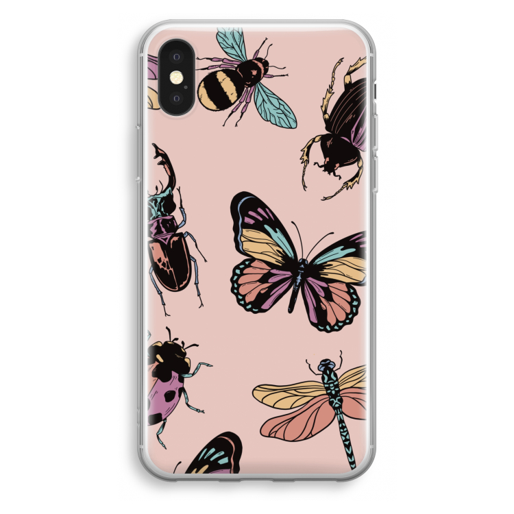 Tiny Bugs: iPhone X Transparant Hoesje